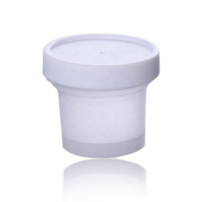 empty plastic 100ml pp jar, diy sample container, food grade airtight ice cream cans